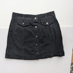 BDG Urban Outfitters Black Corduroy Skirt
